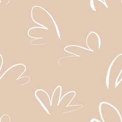 Obraz premium Floral seamless pattern with blossom flowers