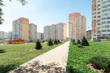 Obraz premium City life. City views. Urban exteriors, interiors and panoramas.