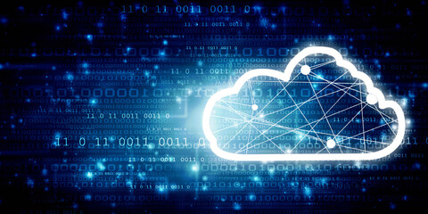 Obraz premium 2d illustration abstract cloud background