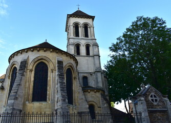 Fototapeta na wymiar Church of Saint-Pierre de Montmartre, founding place of the Society of Jesus. Paris, France.