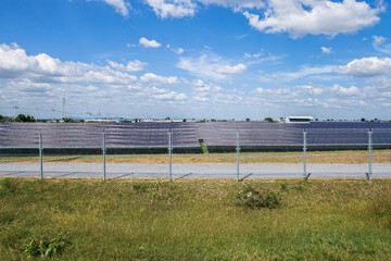Fototapeta premium England, Europe, Thailand, Solar Panel, Solar Power Station