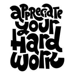 Obraz premium Team work lettering