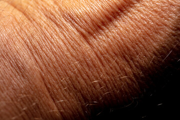 Close up of human skin as an abstract background.