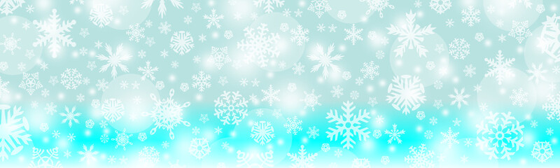Fototapeta na wymiar abstract winter background with snowflakes