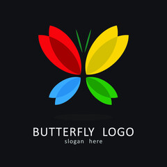 Butterfly Logo Icon Symbol Design
