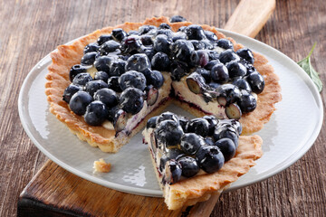 Blueberry tart
