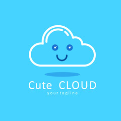 Cloud Logo Icon Symbol Design