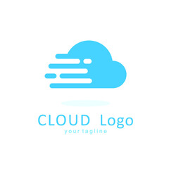 Cloud logo icon symbol design