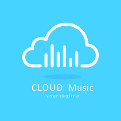Cloud logo icon symbol design