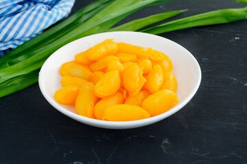 Thai desserts  jackfruit seed  sweet flavor