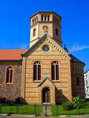 Fototapeta premium Evangelische Friedenskirche am Ossietzkyplatz 