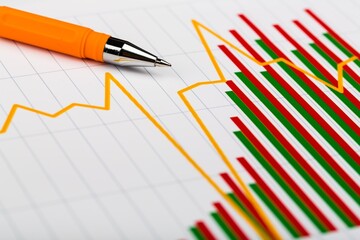 Pen on Business Charts