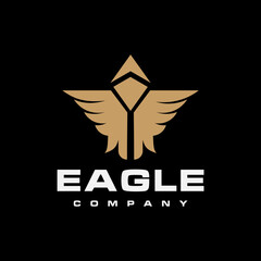 Obraz premium EAGLE LOGO DESIGN TEMPLATE ELEMENTS