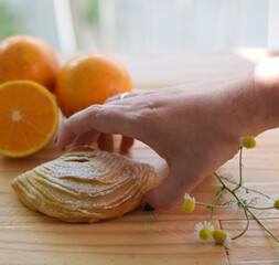 Sfogliatelle Italiana, postre tipico de Napoles
