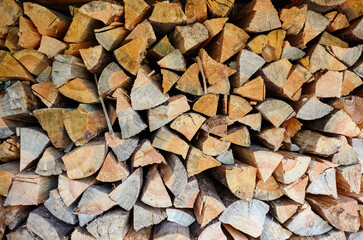 Wooden logs,boards, firewood. Harvesting firewood for the winter. Lumber for furniture making....