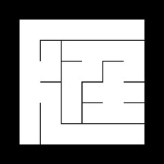 家紋　角字　に　庭