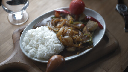 野菜たっぷりカレーライス