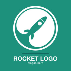 Rocket logo icon symbol design