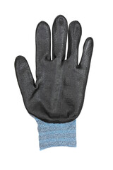 Garden gloves or industrial construction for hand protection to handyman isolated on white background.
