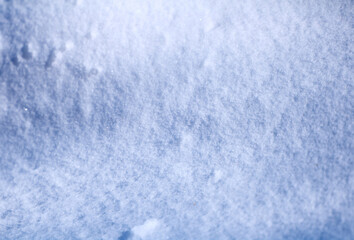 background of fresh snow