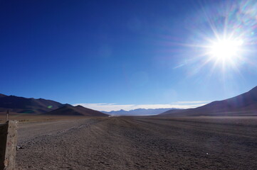 road to the mountains atacama chile