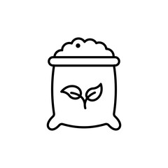  Fertilizer  Outline illustration style Icon. EPS File 10