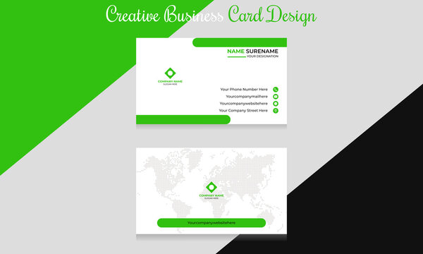 Corporate Modern Business Card Design