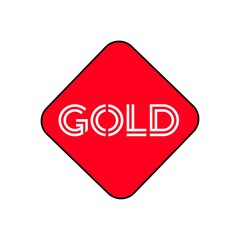 Letter GOLD logo icon design template elements