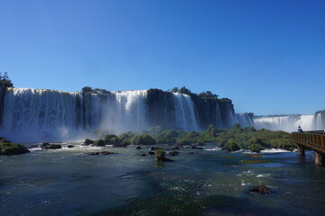waterfall in rainbow Foz Iguaçu