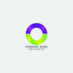 Modern o letter logo. Unique vector letter logo