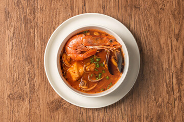 イタリアの魚介類スープ,チョッピーノ  Italian seafood soup(Cioppino)