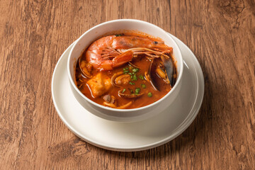 イタリアの魚介類スープ,チョッピーノ  Italian seafood soup(Cioppino)