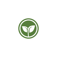 Leaf  ecology Logo Template vector symbol nature
