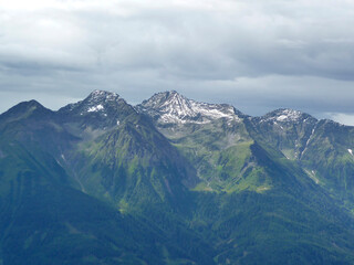 Naklejka na ściany i meble Hohe Munde mountain crossing, Tyrol, Austria