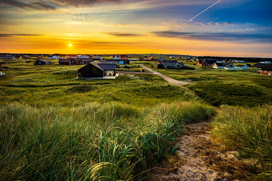 Sonnenaufgang - Ferienh&auml;user in Vrist, D&auml;nemark
