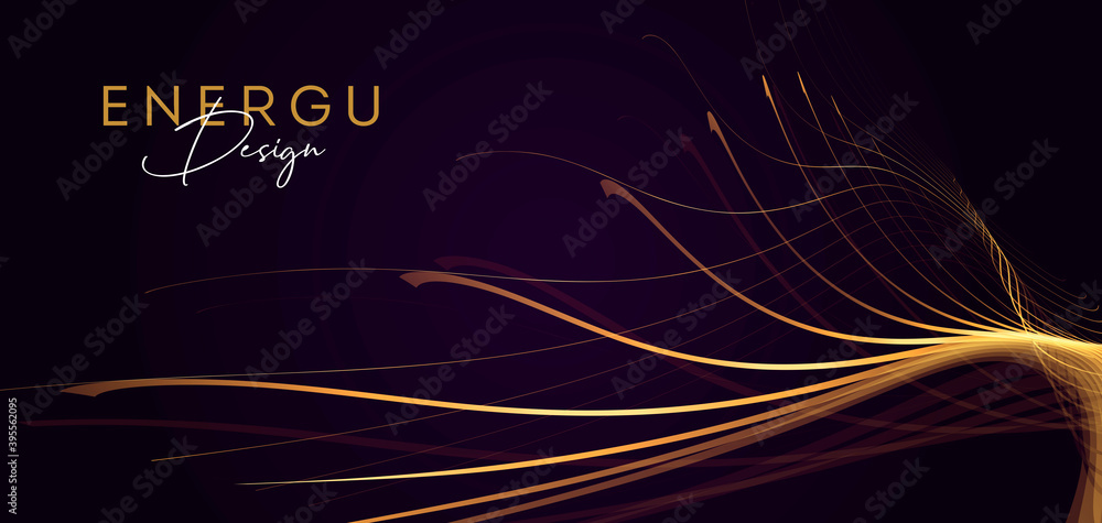 Poster abstract background with bright lights forming abstract composition element, dynamic movement graphi