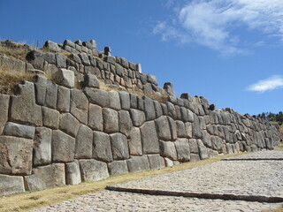 ruins of the ancient fortress cusco peru