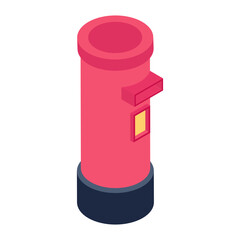 
Cask icon isometric icon, liquid or waste container
