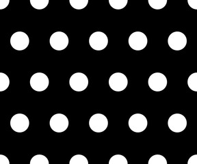 black and white polka dot pattern abstract background vector