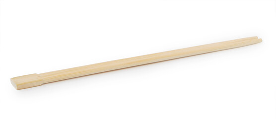 Chopsticks isolated on white background side view