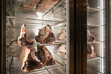 Restaurant refrigerator for special meat