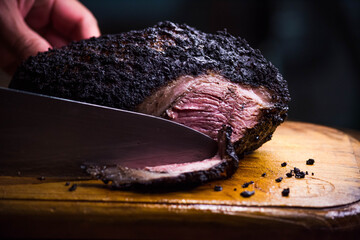 slice smokey Picanha