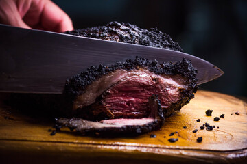 slice smokey Picanha