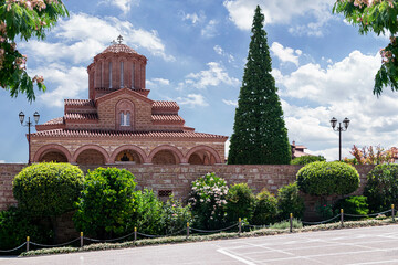 Monastery of Saint John the theologian, Saint Paisius of Athos and Saint Arsenius of Cappadocia, near Thessaloniki. Souroti. Greece