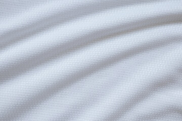 White sports clothing fabric football shirt jersey texture background