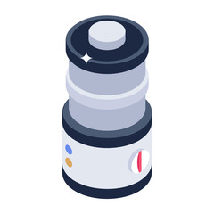 
Isometric design of hardware component icon
