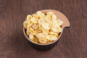 delicious cornflakes in honey glaze