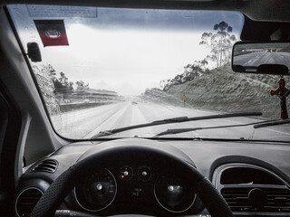 Naklejka premium pista nevando 