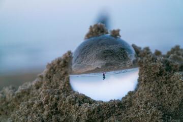 Upside down