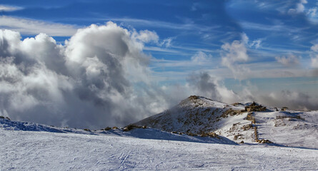 Uludag, Bursa province within the borders of 2543 m altitude with mountains and nature of Turkey's...